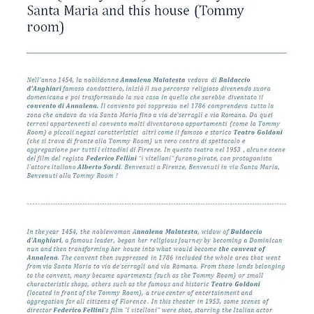 Tommyroom * Florença